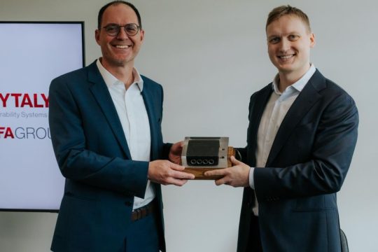1. Γιώργος Μενεξής CEO SCYTALYS με Henry Härm, CEO και συνιδρυτή Wayren